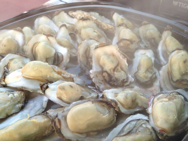 宮城大土水産「焼き牡蠣」